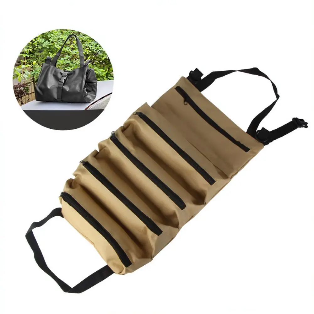 Durable Oxford Cloth Tool Pouch Portable Organizer Case For Hardware Repair Electrician Maintenance Storage Equipment