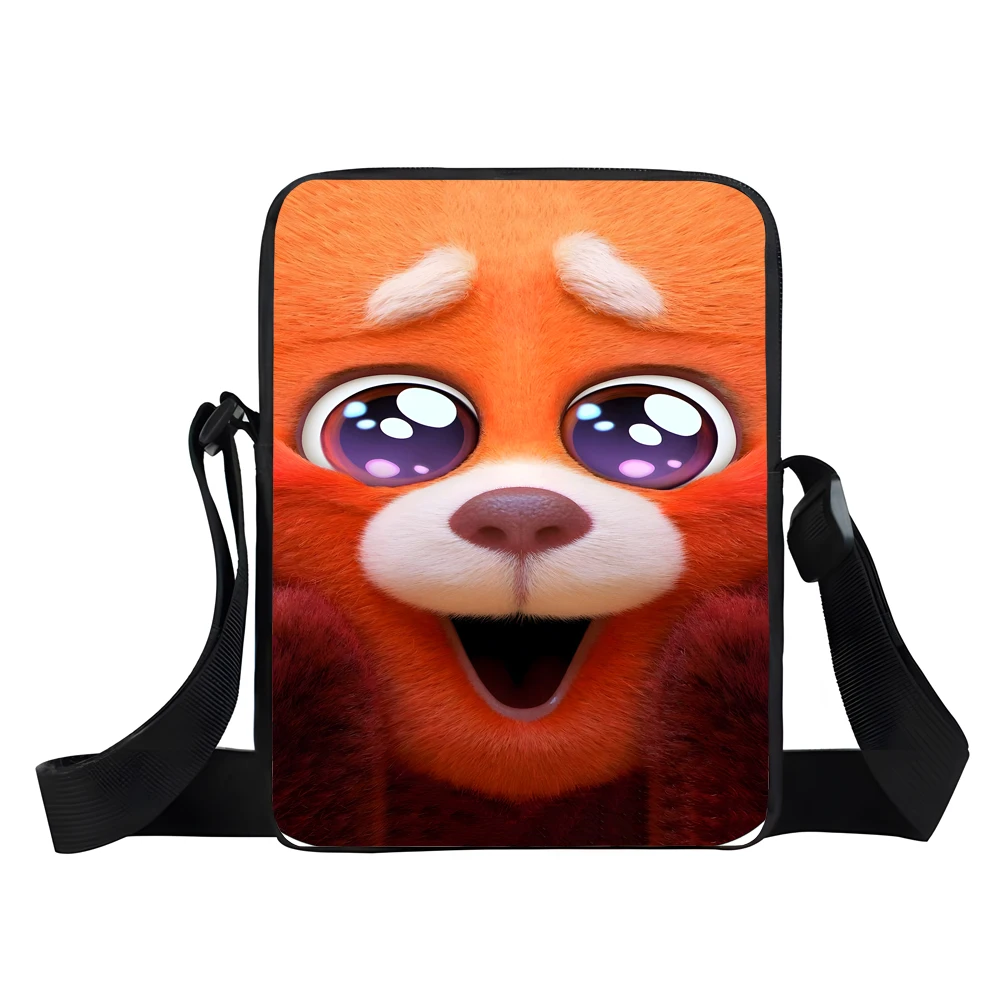 

Boy Girls Cute Anime Turnings Red Printed Shoulder Messenger Bag Child Casual Handbag Men Women Phone Bag Shopping Bag