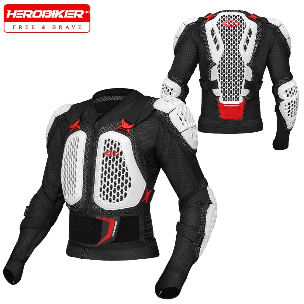 

Men Motorcycle Armor Jacket Motocross Racing Jacket Motorbike Body Protective CE Certified Riding Protective Gear