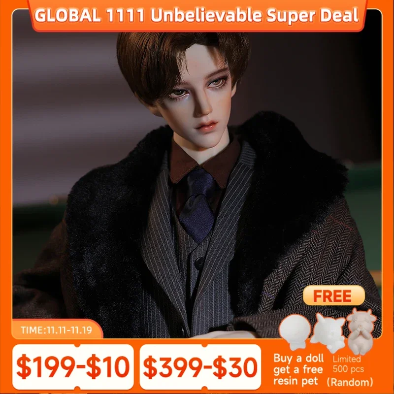 

Кукла BJD для персонала 1/3, смола, 72 см, SD-куклы, кукла дядя с шерстяным пальто, полный комплект кукол, Шуга Фея