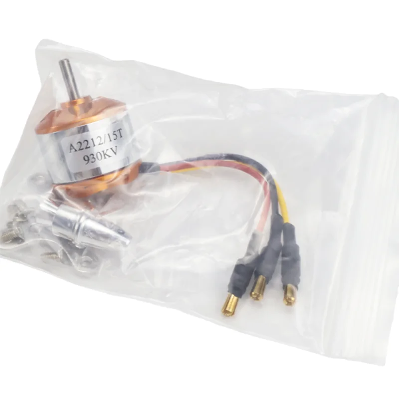 มอเตอร์ไร้แปรงถ่านรุ่นใหม่ A2212 930KV 1000KV 1400KV 2200KV 2450KV 2700KV สำหรับเครื่องบินบังคับวิทยุ โดรน  แบบหลายใบพัด และแบบปีกตรึง