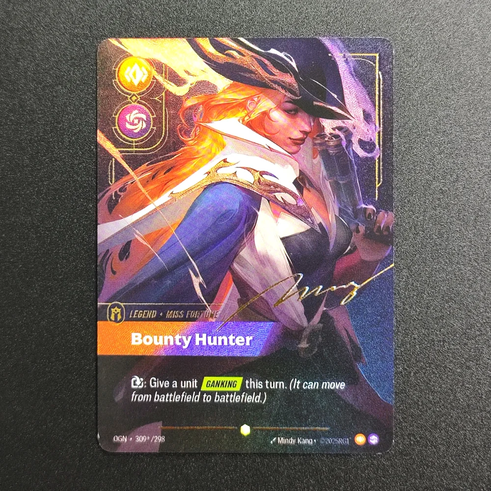 Cartas de Juego Proxy TCG Runes Battlefield, Cazador de Recompensas, Cartas Coleccionables de Alta Calidad, Juego de Mesa, Juguetes