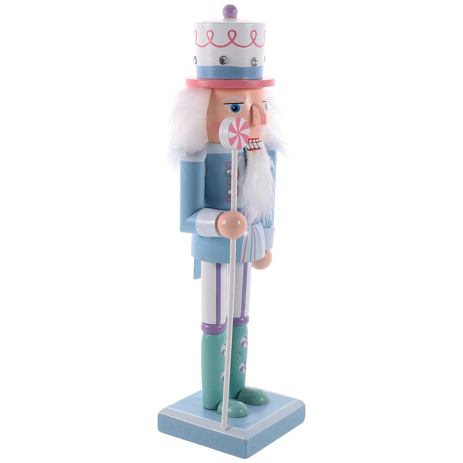 

Christmas Figurine Nutcracker Figures Nutcrackers Fairy Lights Ornament Wood Wooden Decor