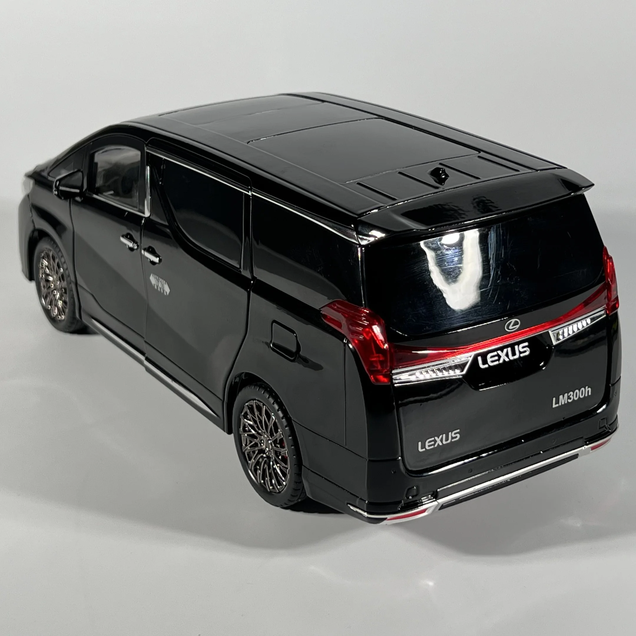 1:18 Lexus LM300 электрическая дверь MPV сплав металла литая под давлением модель автомобиля большая коллекция декоративный орнамент коллекционные предметы подарок для хобби