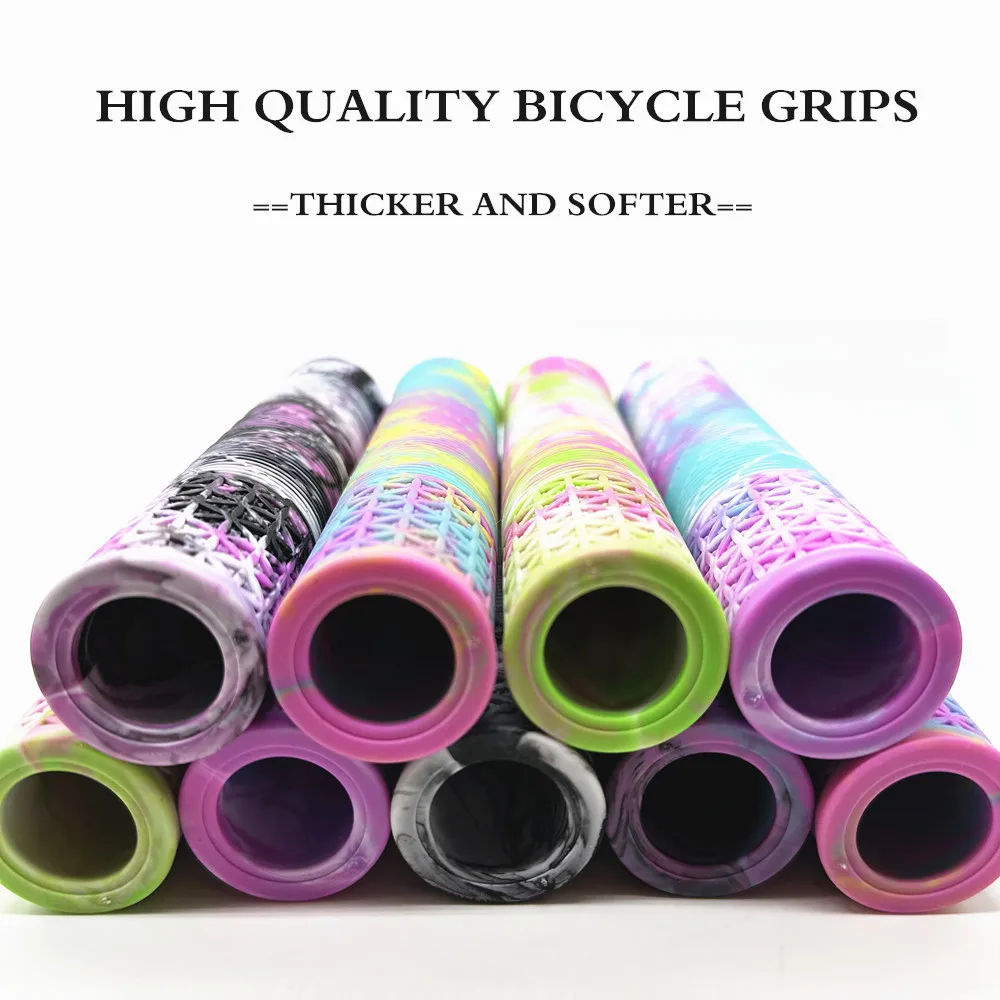 Bike Grip Riding Accessories 16CM General Bicycle Handlebar Cover Extended Multi-color Design Anti-slip Soft Handle Scooter Q343