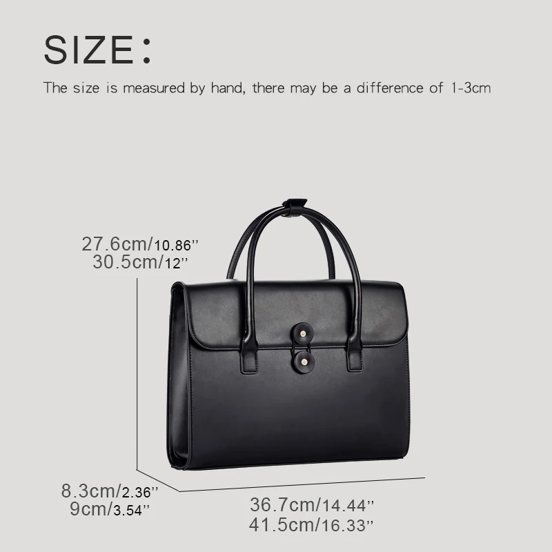 Briefcase Bags For Women Luxury Designer Handbags Purses 2024 New In PU Top Handle Unisex Slim Business File Holder Work Laptop