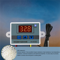 3X XH-W3002 Microcomputer Digital Thermostat 12V 120W With Probe Heat Cool Temp Thermostat Control Switch-AT36