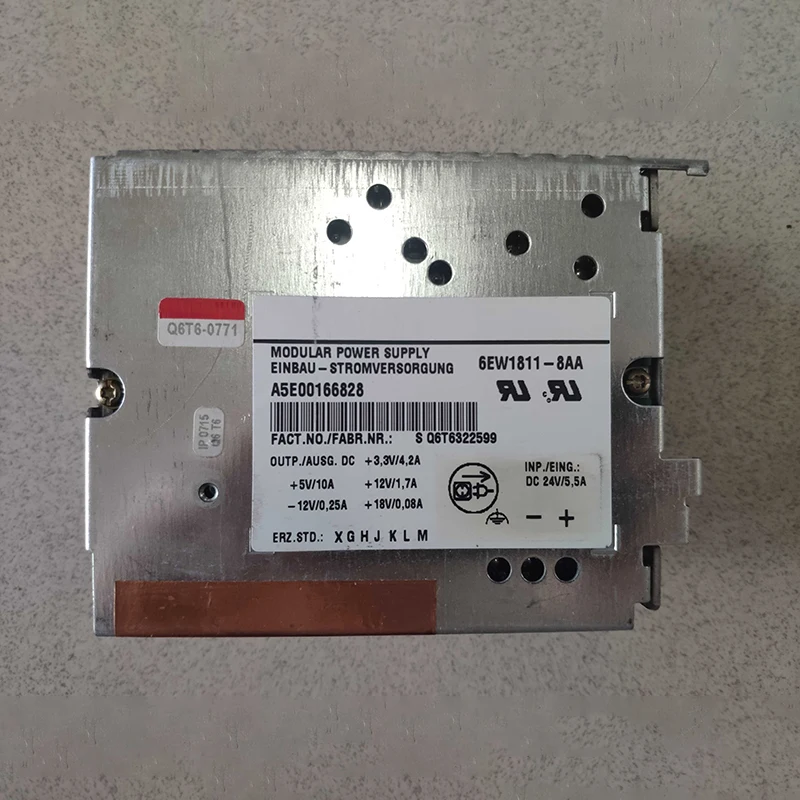 A5E00166828 6EW1811-8AA Original For Siemens IPC Power Supply Before Shipment Perfect Test