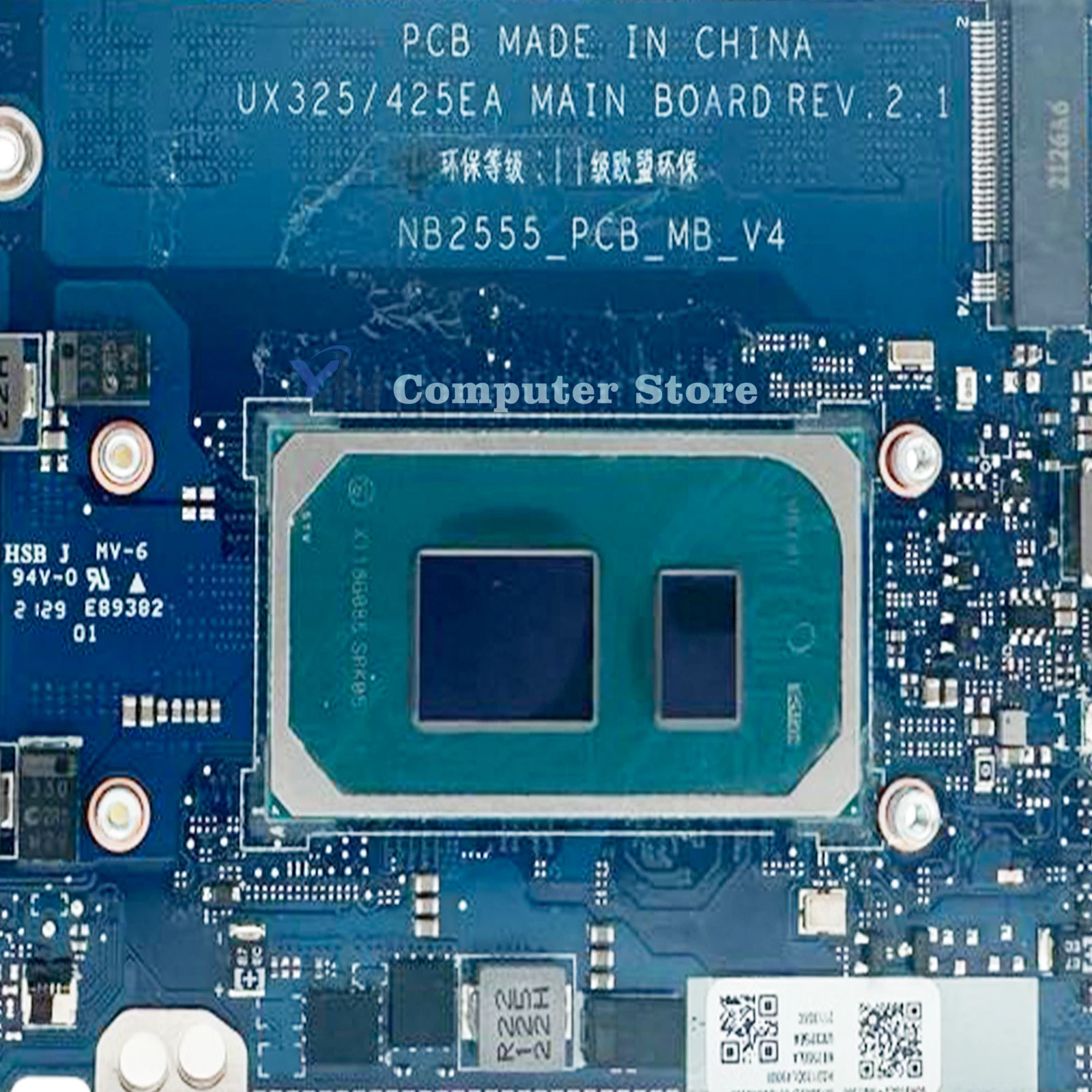 UX325EA untuk Asus ZenBook 14 13 UX425EA Motherboard Laptop dengan CPU I5 I7 11th dan RAM 8GB Mainboard 100% Test Ok