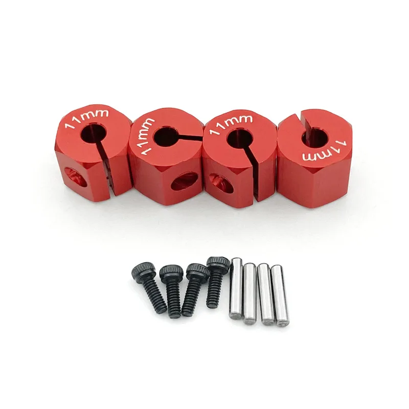 4Pcs 12MM ruota Hex Hub spessore 8mm/9mm/10mm/11mm/12mm per 1/10 RC Crawler Axial SCX10 MST 90046 RC Car Part