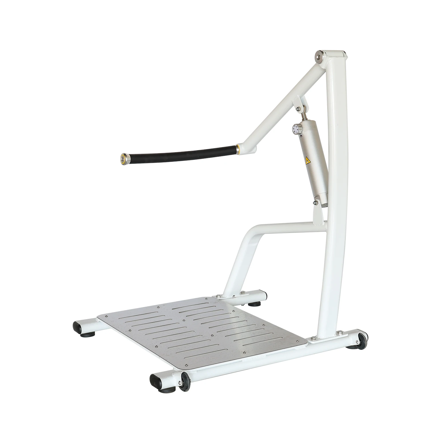 

Physical therapy and strength training fitness equipment with hydraulic cylinder shoulder press shoulder lift trainer