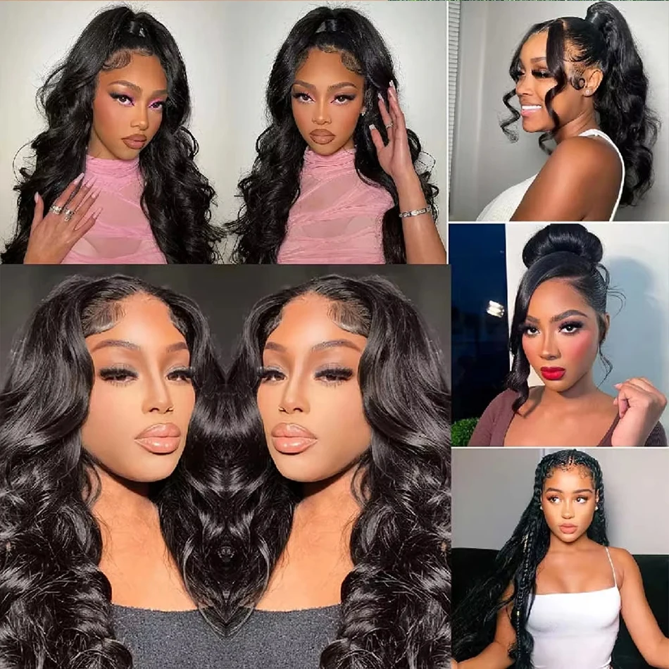 الجسم موجة 250% الكثافة الحقيقية كامل الدانتيل قبل قطعها جزء في أي مكان شعر مستعار دانتيل كامل 360 HD كامل الدانتيل حزام غير مرئي دافئ صالح شعر مستعار