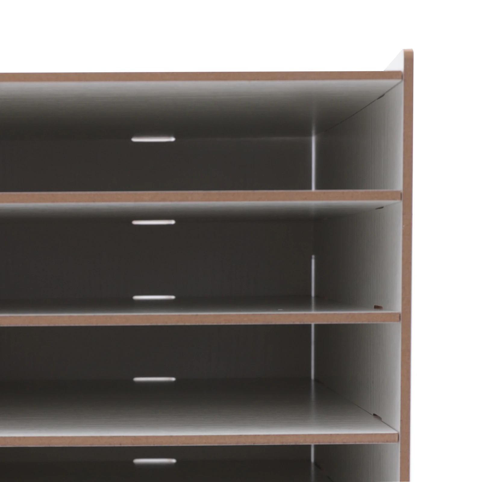 Wooden Desk Organiser 18 Compartments Document Tray Multifunctional Filing Shelf For A4 Magazines Papers Large File Storage