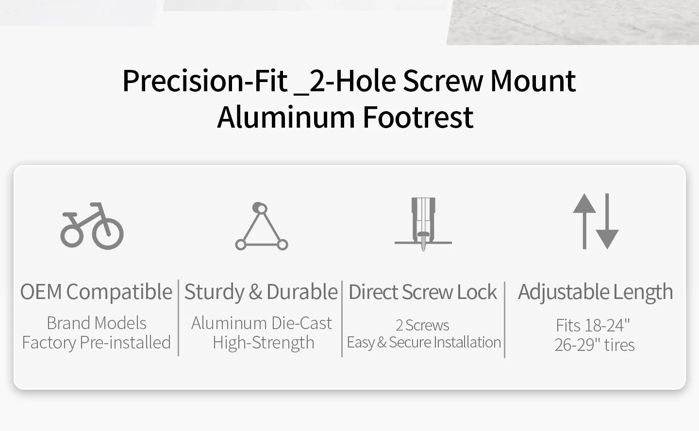 JSHOUBIKE 451-700C 18-29 Zoll Verstellbarer Fahrradständer aus Aluminiumlegierung für GIANT ATX XTC MARIN TREK Fahrradteile – Detail 2