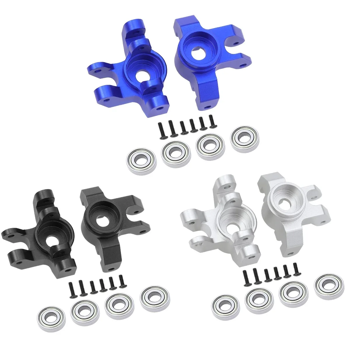 

Передняя рулевая чашка из алюминиевого сплава с увеличенным подшипником для LOSI 1/18 Mini LMT RC автомобиля, детали для обновления грузовика