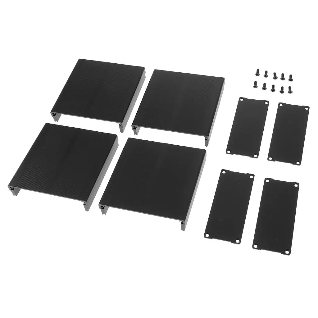 علبة الضميمة الخارجية الألومنيوم البناء الإسكان الإلكتروني لوحدة التحكم أمبير العارض PCB DIY المشاريع #5