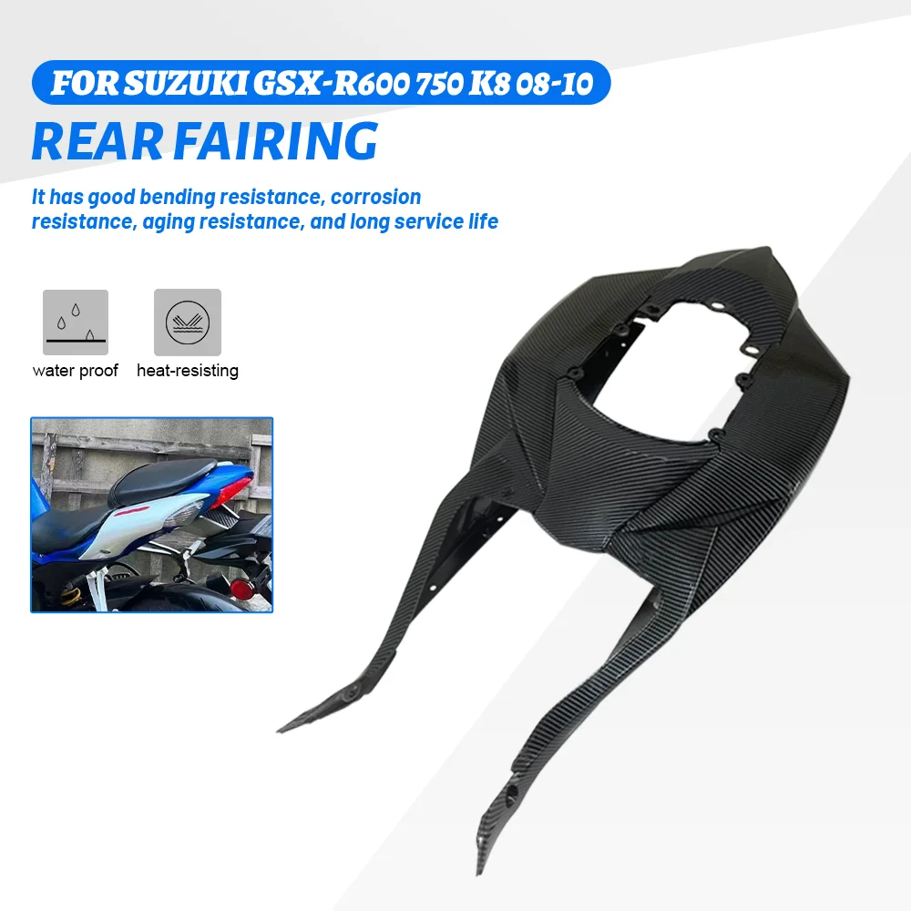 For Suzuki GSX-R600 GSX-R750 GSXR600 GSXR750 GSX-R GSXR 600 750 K8 2008 2009 2010 Rear Tail Fairing Parts Injection Seat Cowl