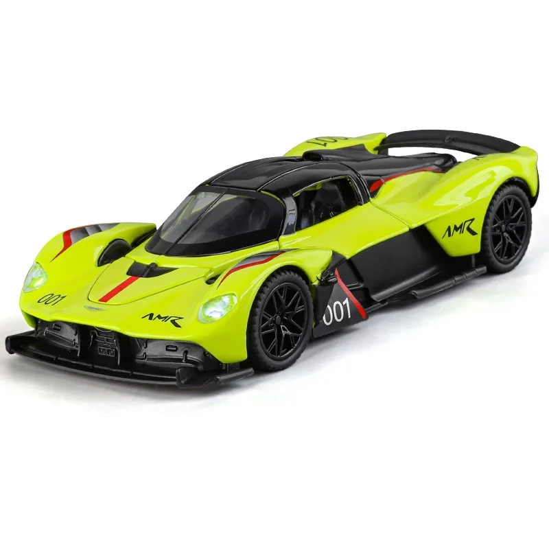 

1:32 Aston Martin Valkyrie DieCast Alloy Car Model - Pull Back with Sound & Light, Collectible Gift for Kids & Adults