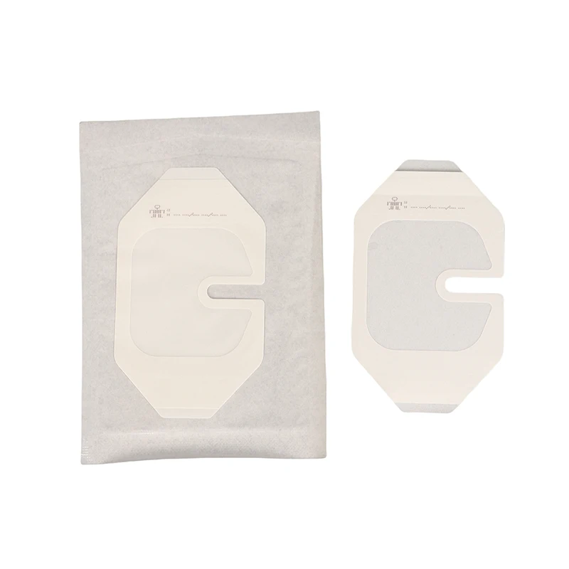 5PCS Octagonal Invisible Fitting  Fixation Application PU Transparent Visual Retained Plaster Waterproof Dressing Patch