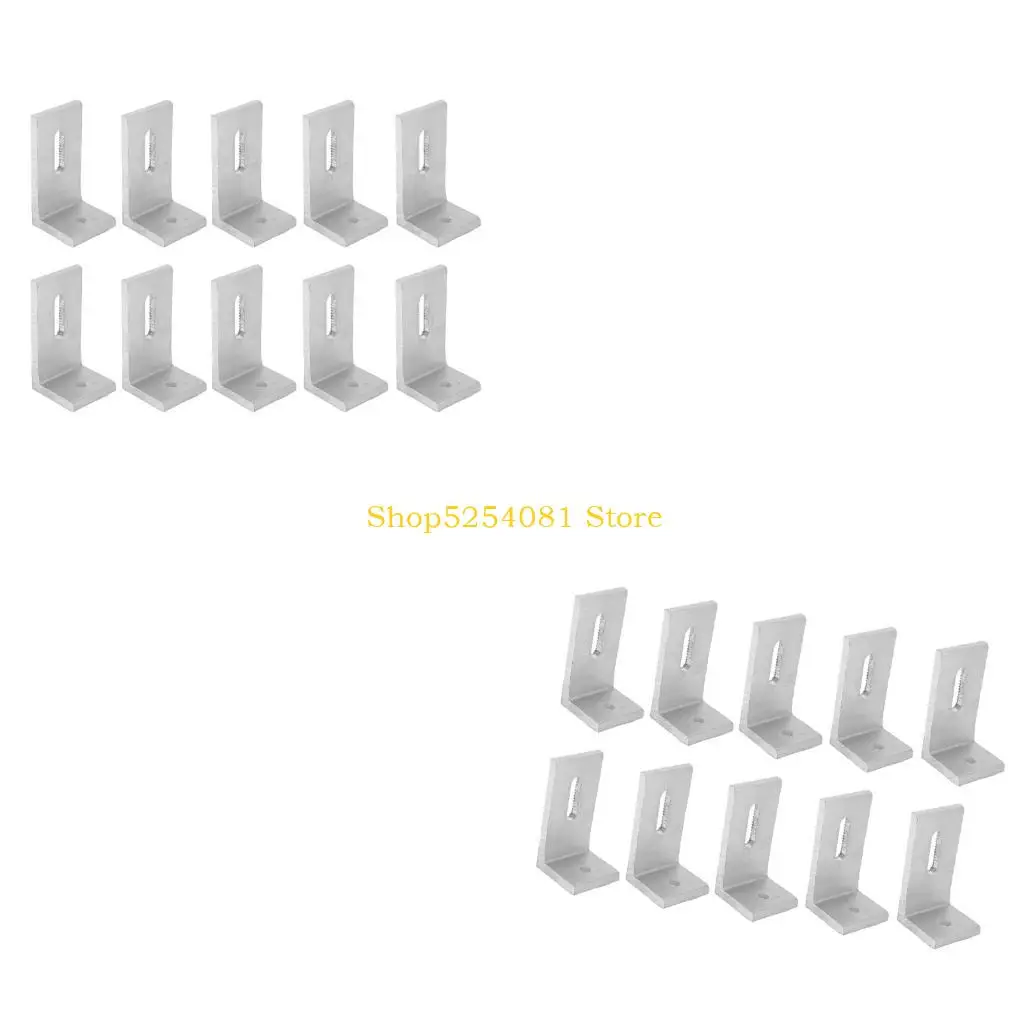 AXYC 10Pcs Solar Panel Mounting Brackets L Foot Solar Mount for Roof Installation