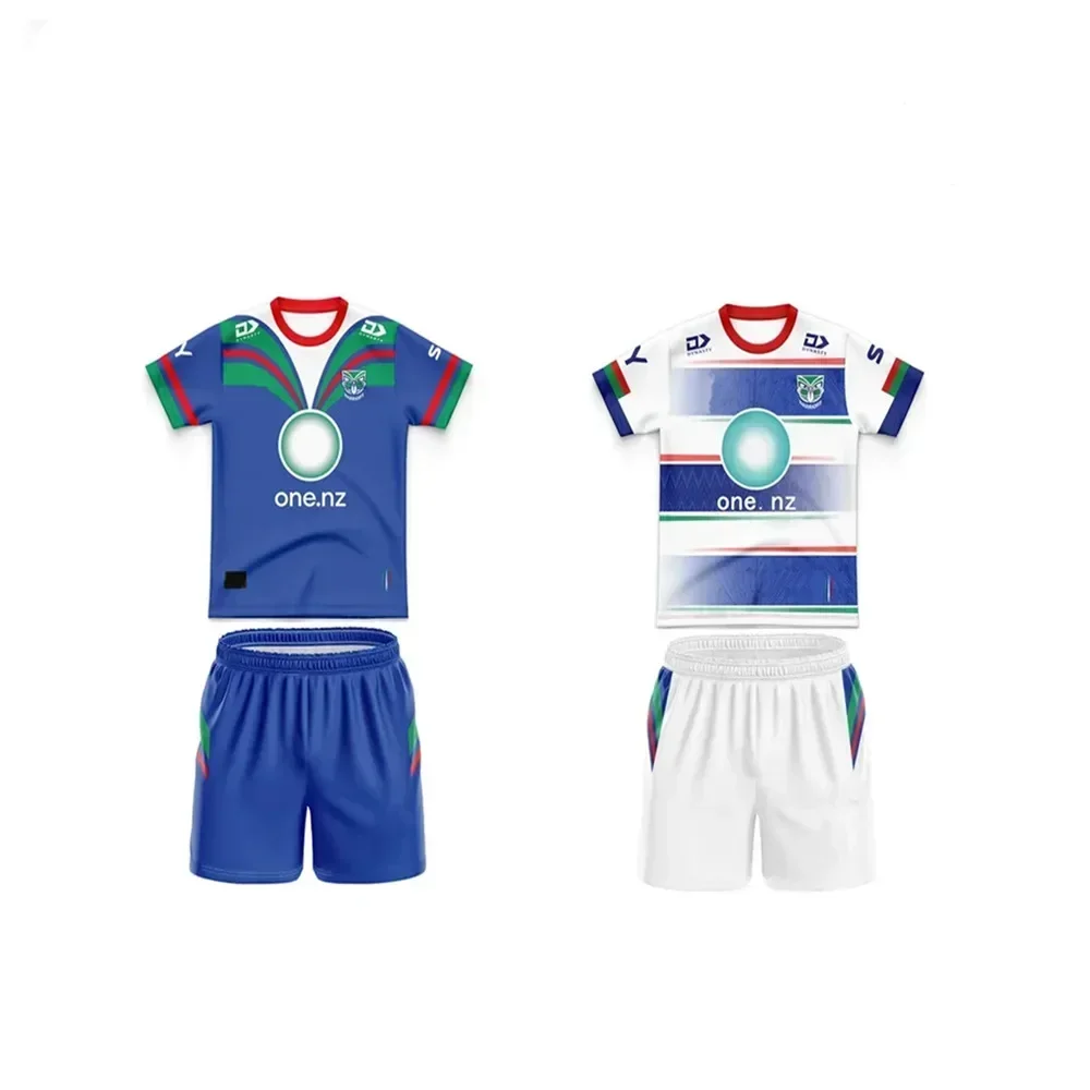 2024 New Zealand Warriors Kids Kit Home / Away Rugby Jersey Size:16-26 （Print Custom Name Number）