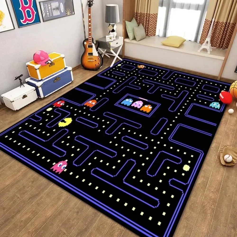 Baby Play Mat Kids Parking Lot Mat Traffic Map Game Blanket Play House Crystal Velvet Road Early Education Kindergarten Carpet