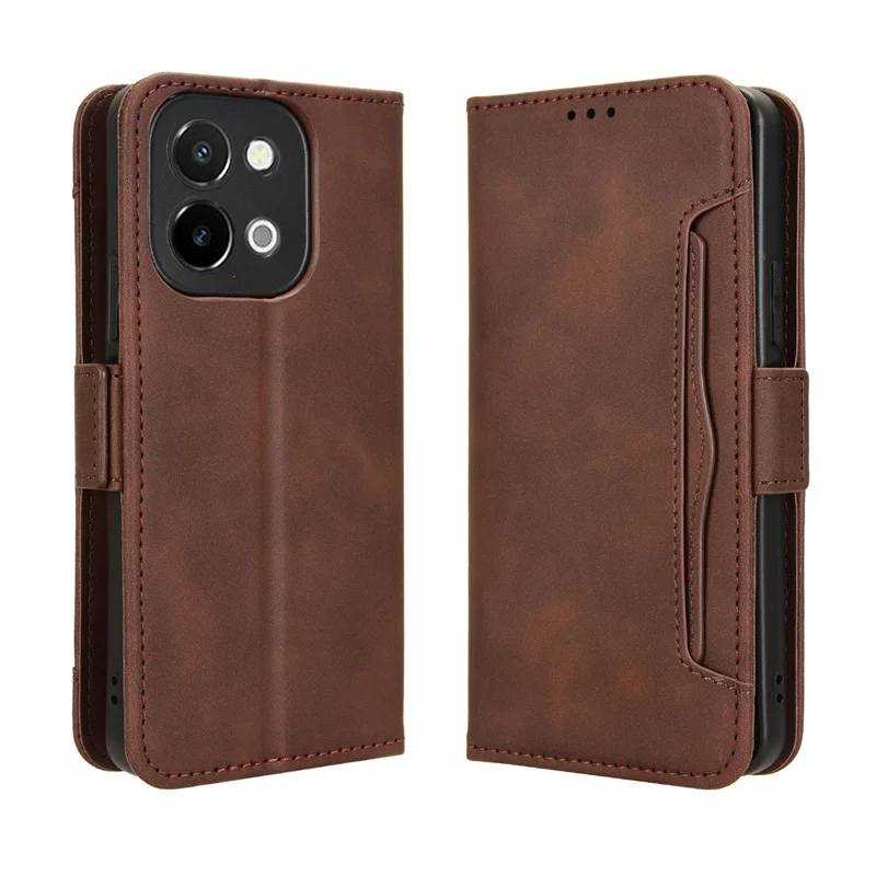 For Vivo Y28 4G Multi-card slot Cover Leather Case Protect Cover For Vivo Y28 vivoy28 Y 28 4G Stand Flip Wallet Case