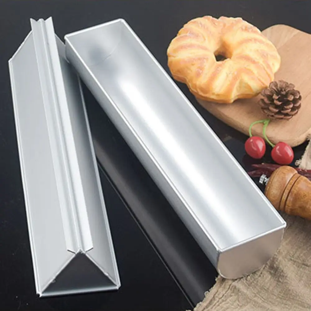 Aluminum Alloy Tiramisu Cake Mold Semi-Circular Wavy Shape Mousse Cake Mold Even Heat Distribution Non-Stick Bread Baking Mold