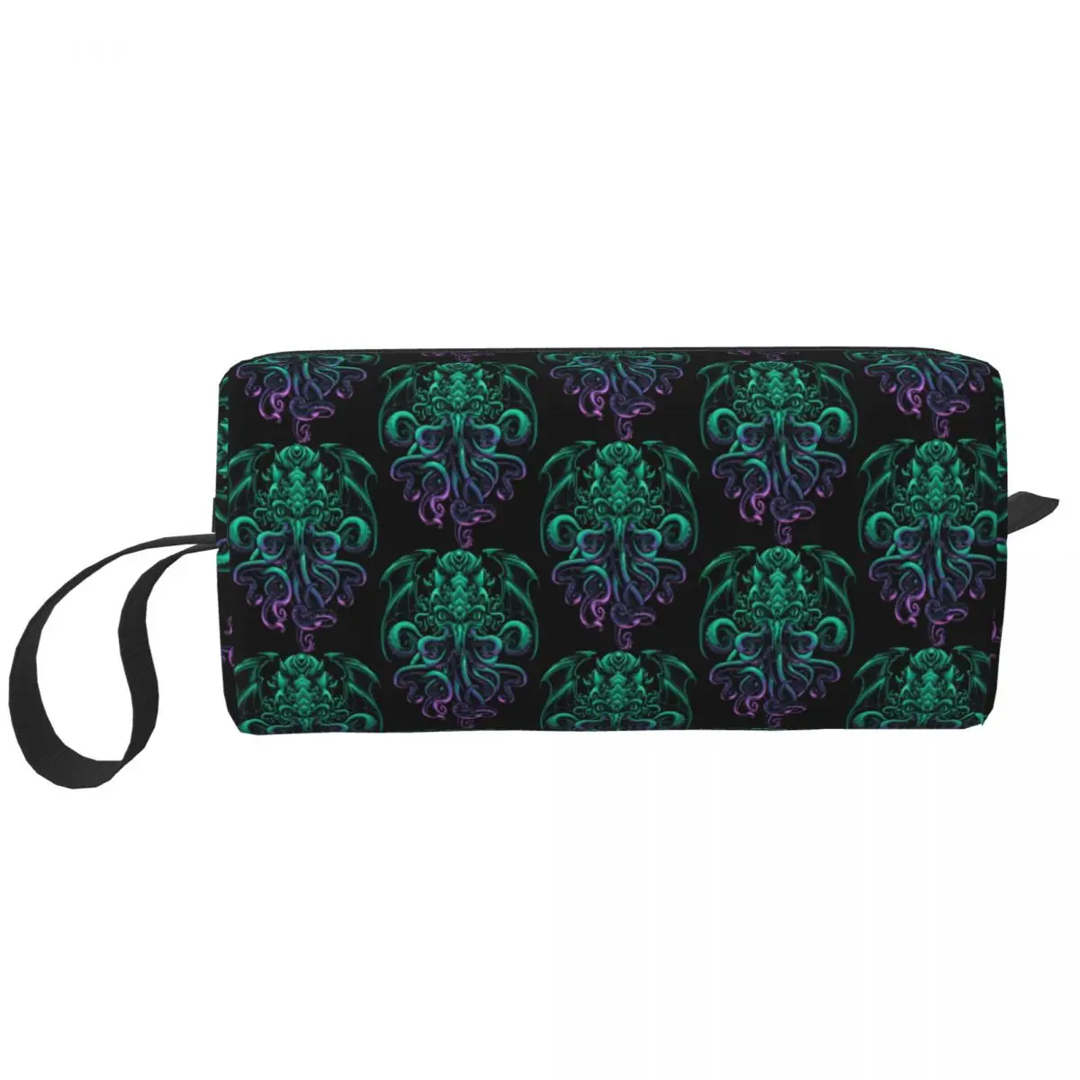 Fashion Cool H.P. Lovecraft Cthulhu Travel Toiletry Bag Women The Old God of R'lyeh Cosmetic Makeup Bag Beauty Storage Dopp Kit