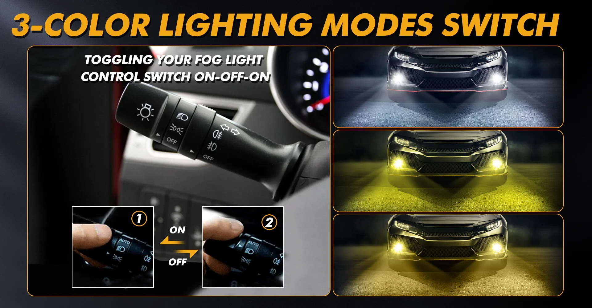 ROADSUN 3.0 بوصة السيارات الضباب كشاف ضوئي عدسة الجمعية LED الضباب المصباح الكهربي اكسسوارات السيارات 100% صالح لتويوتا بريوس C 2012-2016