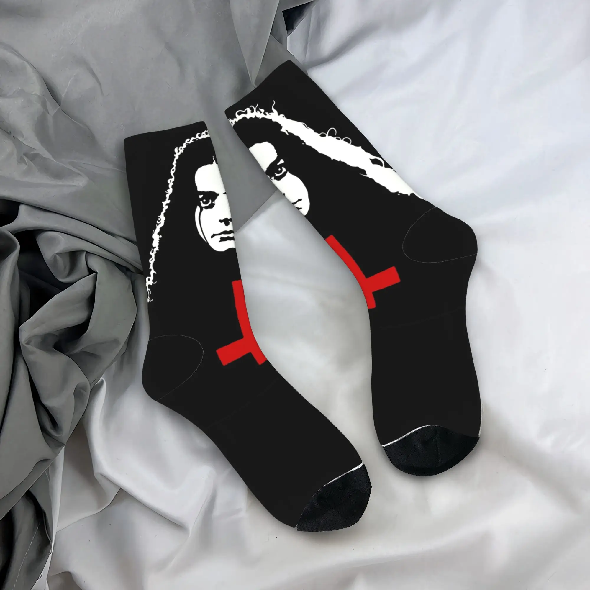 Calcetines de fútbol retro ALUCARDA, calcetines de poliéster para mujeres y hombres, transpirables