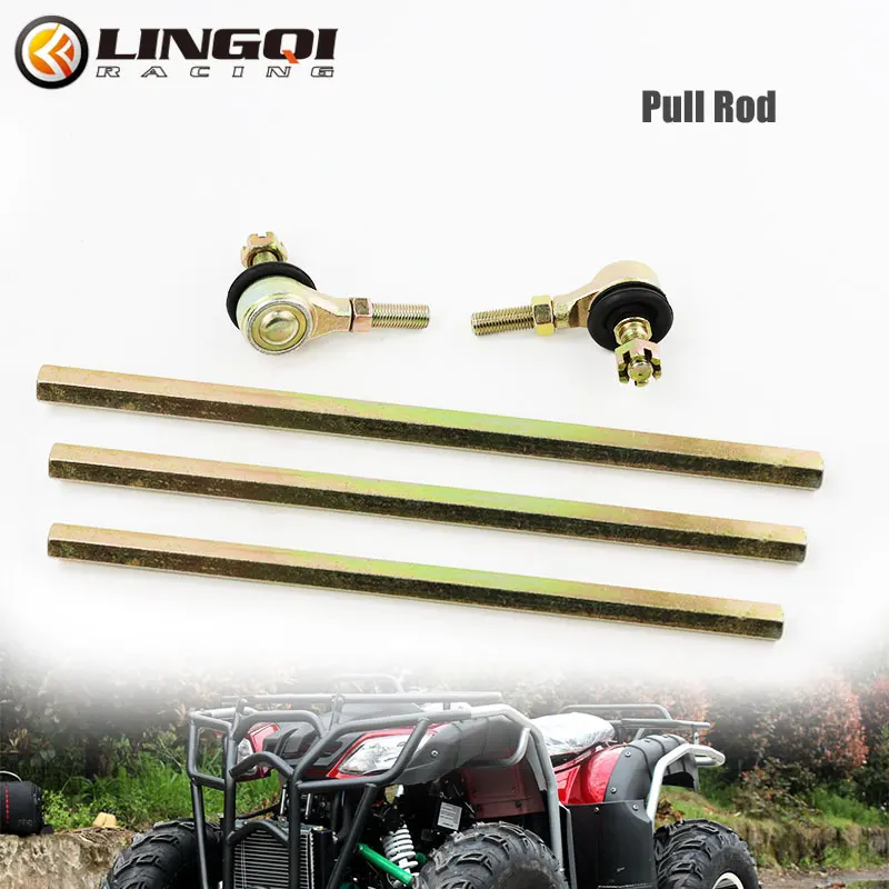 LINGQI RACING M10 Tie Rod Steering Shift Tension Rods End For Go Kart ATV Quad Dune Buggy Four Wheel Motorcycle Accessories