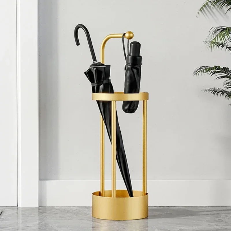 

Minimalist Home Umbrella Holder Stylish Porch Stand with Drainage Design Stable Cane Holder for Efficient and Tidy Storage