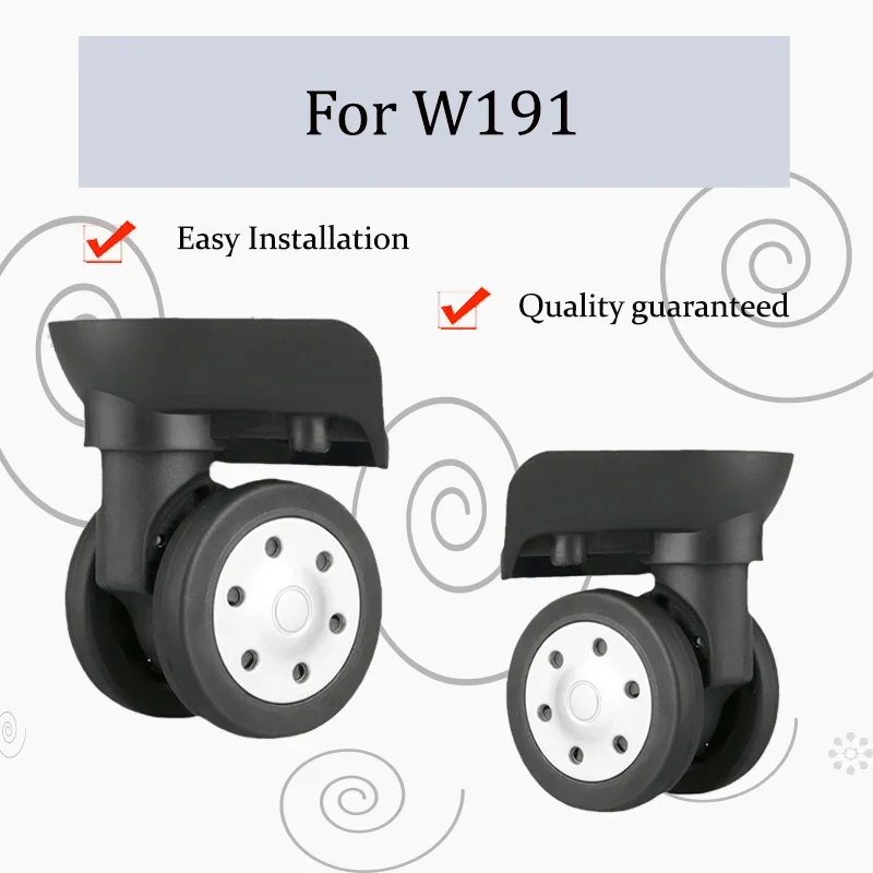 

For W191 Luggage Wheels 360° Rotation — Heat-Resistant, Non-Slip Checked Luggage Replacement Wheels