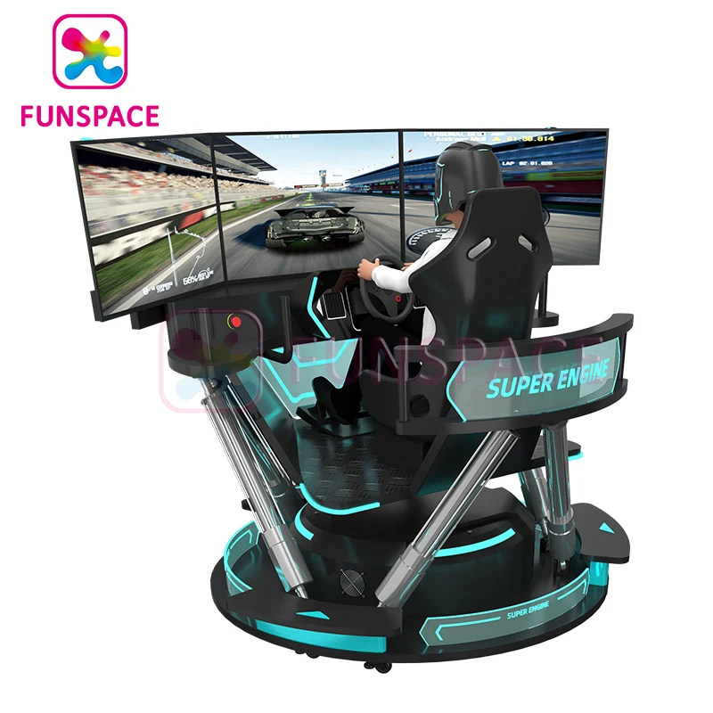 Intrattenimento al coperto Gioco di guida arcade a gettoni Macchina di divertimento Giro su auto Sim Sim Racing Sim Cabina di pilotaggio