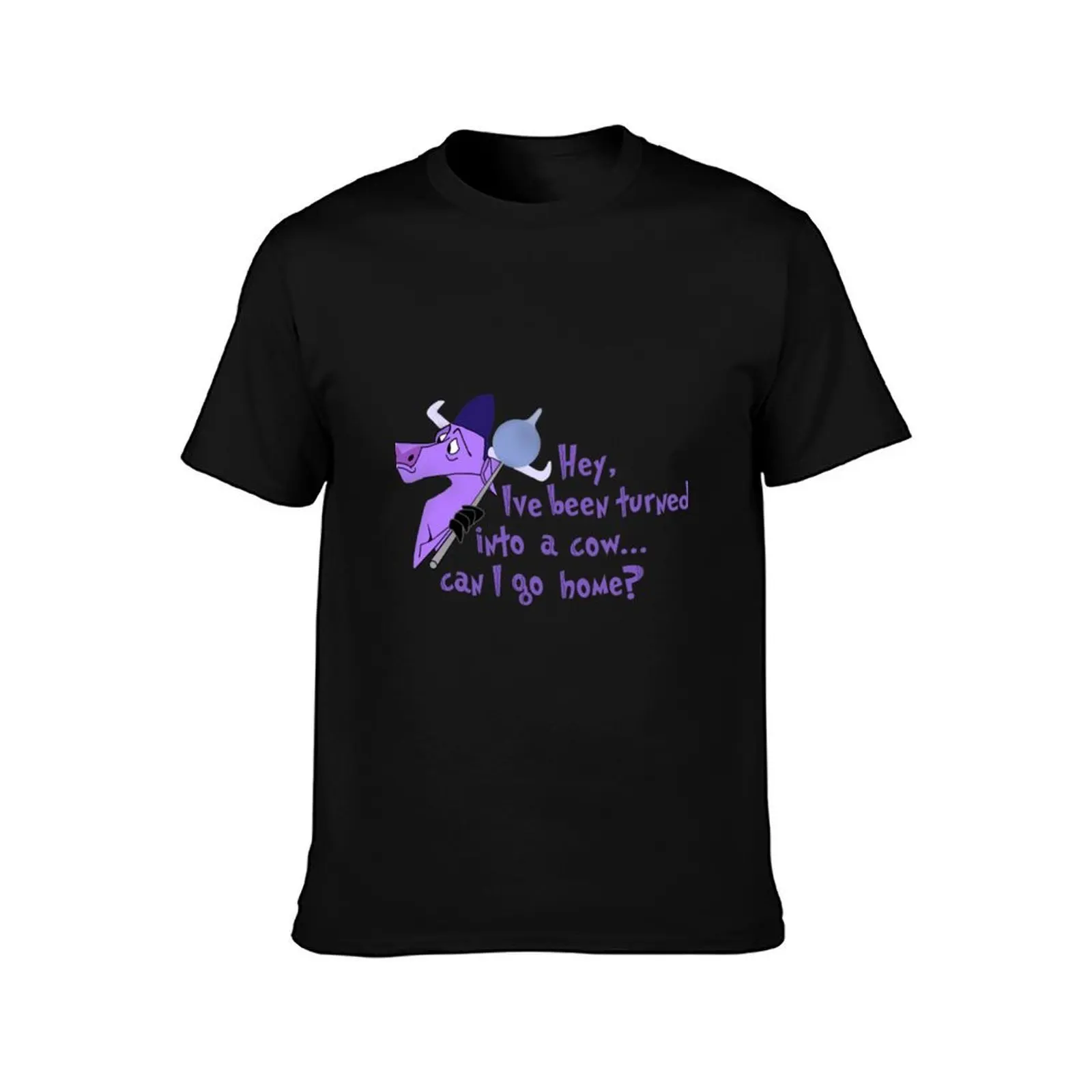 I've Been Turned Into A Cow Scoop T-Shirt Large Size Casual Tee Shirt