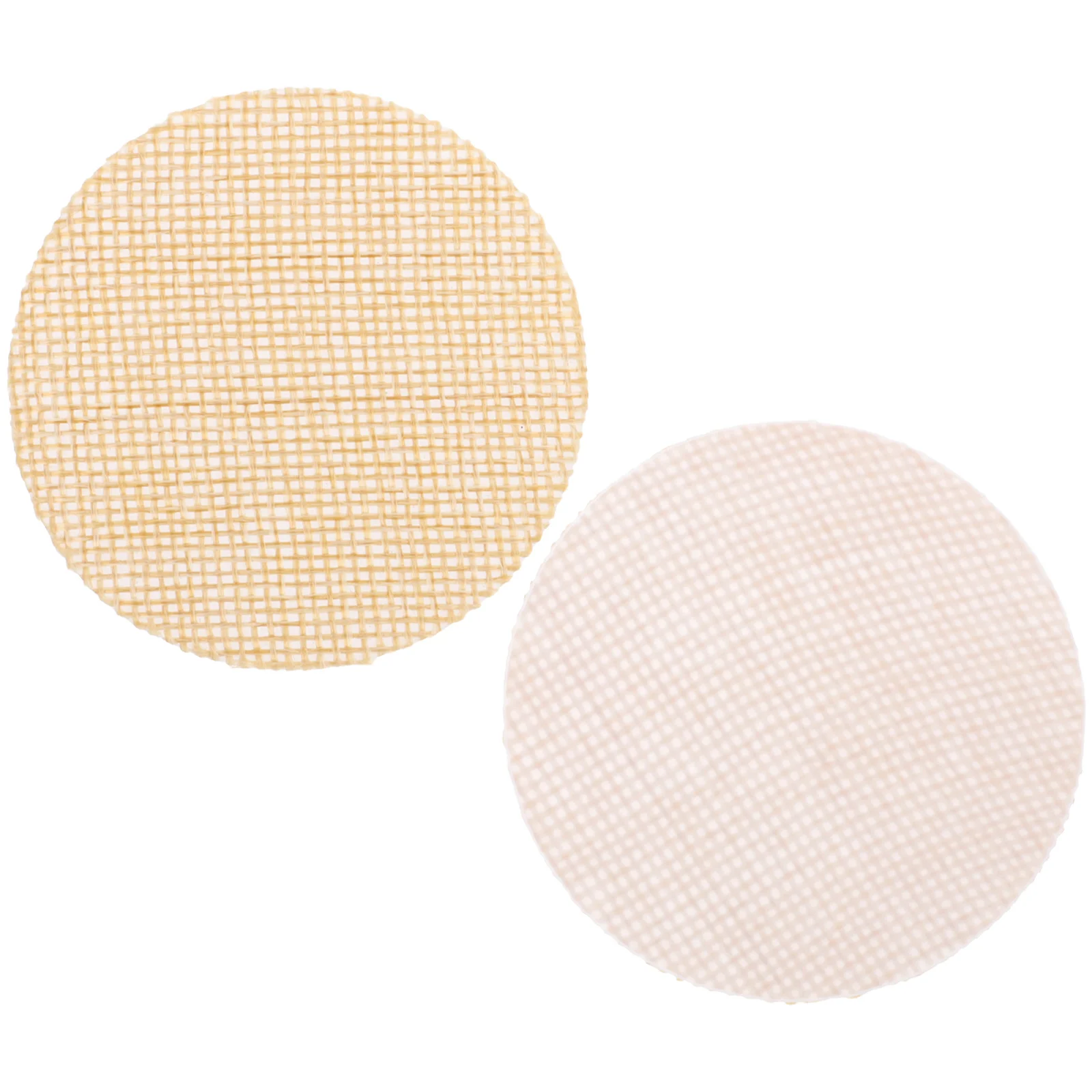 

2pcs Lamp Shade Diffusers For Pendant Lights Round Shading Plates Dust-Proof Light Diffuser Covers Fabric Lampshade Accessories