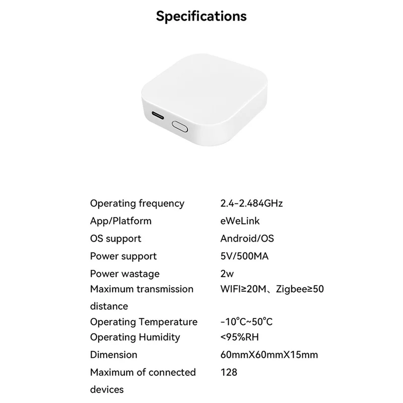 A13E-Zigbee3.0 Gateway Hub Wireless Smart Bridge Home Appliance Fernbedienung Automatisierung Gerät Arbeit APP Steuerung