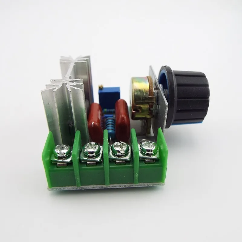 AC 220V 2000W SCR Voltage Regulator Dimming Dimmers Speed Controller Thermostat Adjuster Governor D2