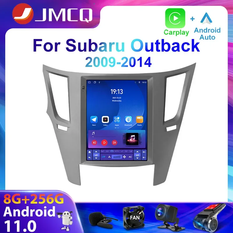 

JMCQ 2Din 4G Android 11 Car Stereo Radio Multimedia Video Player For Subaru Outback 2009-2014 Navigation GPS Head Unit Carplay