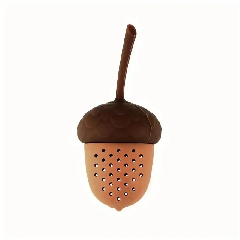 1-2 portable silicone herbal filters, acorn shaped tea sets, tea bag filters, tea steepers