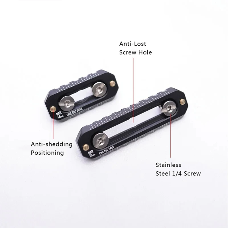 Rail Camera Anti-Off Quick Release Rail Thickness 6mm Length 70mm for FX3/FX30 Camera Handle Camera Cage 5 Piece 70mm-A32R