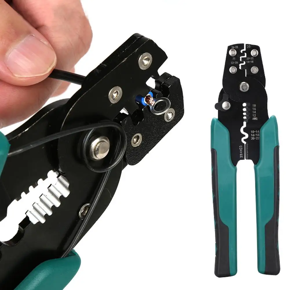 Multifunctional Crimping Terminal Pliers Wire Stripper Wire Cutter Terminal Pliers Multiple Connector Kits Wiring Accessories