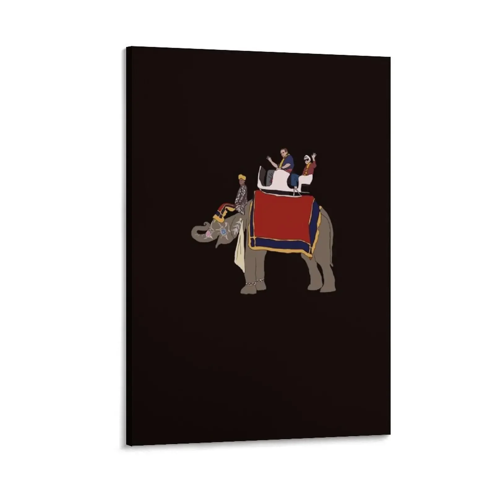 

RBG and Scalia Elephant Ride Canvas Painting wall decoration painting wall frame for living room poster