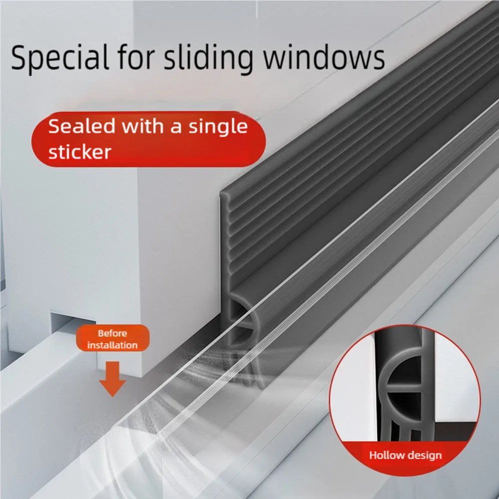 TPE ذاتية اللصق نافذة شريط عازل لاصق ثلاثي عزل الصوت يندبروف مكافحة البرد تحت شريط السير الوقائي المرن