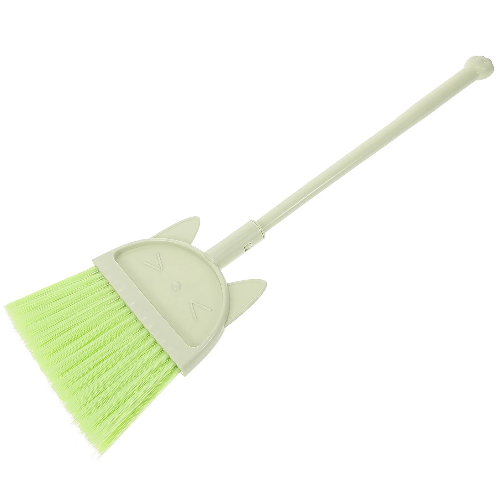 Kids Small Broom Cartoon Cat Design Lightweight Cleaning Tool for Home Use Kids Mini Broom Household Cleaning Supply