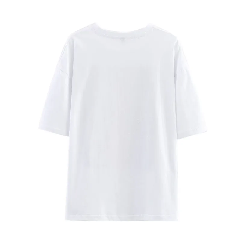 100% Cotton T Shirts Woman O-neck Harajuku Y2k Stylish Casual Printed Summer T-shirts Woman 2025 Short Sleeve Tee Tops