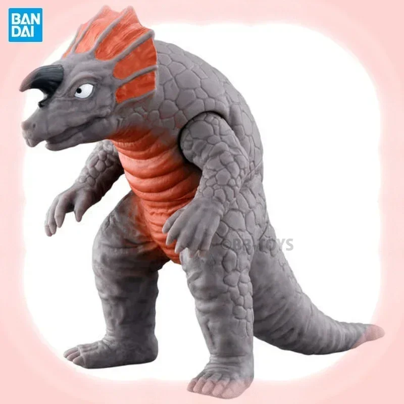 In  Stock Bandai Original Ultraman Soft Vinyl Dolls  Glue Monster 500 Series Agira Anime Action Figures Toys For Boys BB