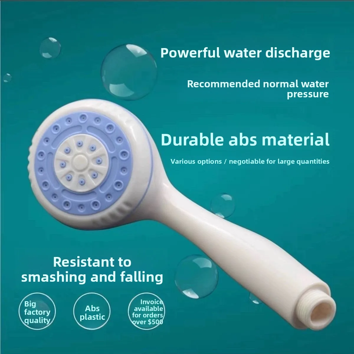 Universal Plastic Shower Head For Electric Water Heaters, Shower Set Accessories For Home Use