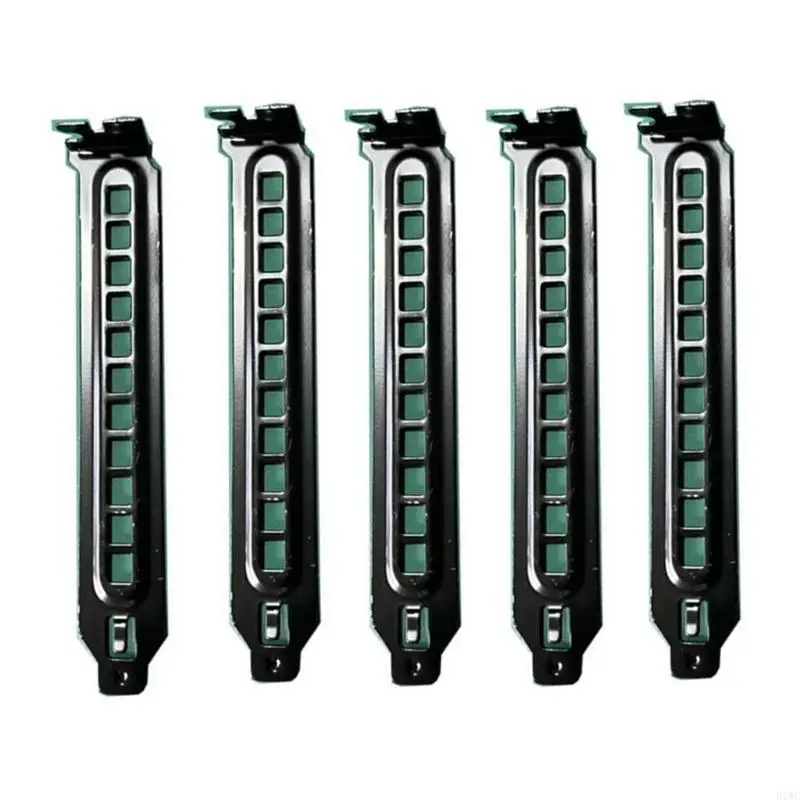 

5Pcs PCI Slot Cover / PCI Slot Dust Cover Filter Blanking Board Cooling Fan Dust Filter Ventilation PC Computer Case